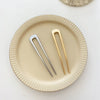 Alloy Plaid Hairpin Silver Plated Gold Plated Couple Style Hair Accessories Hair Tassels