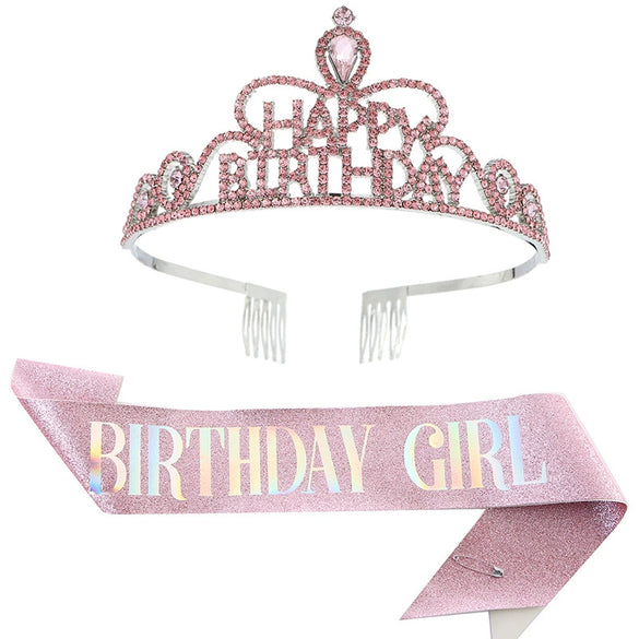 Alloy Plaid Party Headdress Hair Accessories Shoulder Strap Etiquette Belt Semimanual Semimechanical