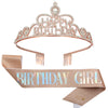 Alloy Plaid Party Headdress Hair Accessories Shoulder Strap Etiquette Belt Semimanual Semimechanical