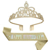 Alloy Plaid Party Headdress Hair Accessories Shoulder Strap Etiquette Belt Semimanual Semimechanical