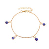 Alloy Plating Evil Blue Eyes Ladies Anklet Foot Accessory