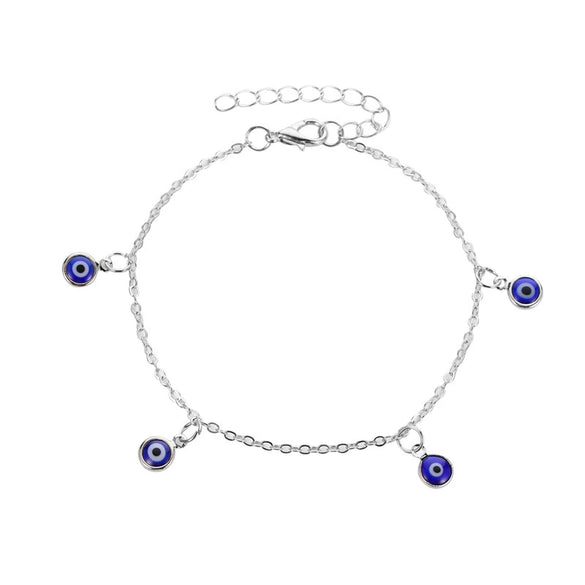 Alloy Plating Evil Blue Eyes Ladies Anklet Foot Accessory