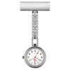 Alloy Pocket Watch For Women And Students With Engraving Round Dial Medical Style
