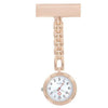 Alloy Pocket Watch For Women And Students With Engraving Round Dial Medical Style