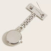 Alloy Pocket Watch For Women And Students With Engraving Round Dial Medical Style