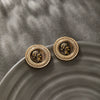 Alloy Portrait Geometric Jewelry Set With Electroplating Necklace And Earrings