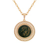 Alloy Portrait Geometric Jewelry Set With Electroplating Necklace And Earrings