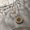 Alloy Portrait Geometric Jewelry Set With Electroplating Necklace And Earrings