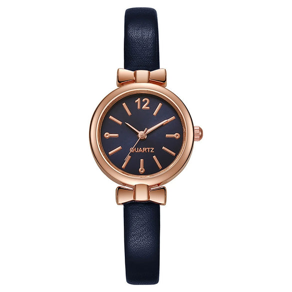Alloy Pu Belt Women's Watch Round Dial Antique Style