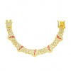 Alloy Punk Geometric Diamond Cuban Chain Necklace For Men
