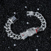 Alloy Punk Hiphop Style Geometric Electroplated Unisex Bracelet