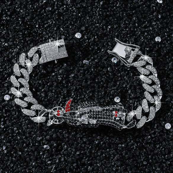 Alloy Punk Hiphop Style Geometric Electroplated Unisex Bracelet