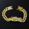 Alloy Punk Hiphop Style Geometric Electroplated Unisex Bracelet