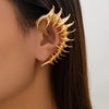 Alloy Punk Style Electroplated Bone Thorn Ear Clip Jewelry