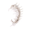 Alloy Punk Style Electroplated Bone Thorn Ear Clip Jewelry