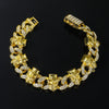 Alloy Punk Style Skull Geometric Hiphop Electroplated Unisex Bracelet