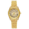 Alloy Quartz Women's Watches With Round Dial And Single Folding Buckle