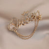 Alloy Queen Shape Electroplated Minimalist Women's Chain Brooch