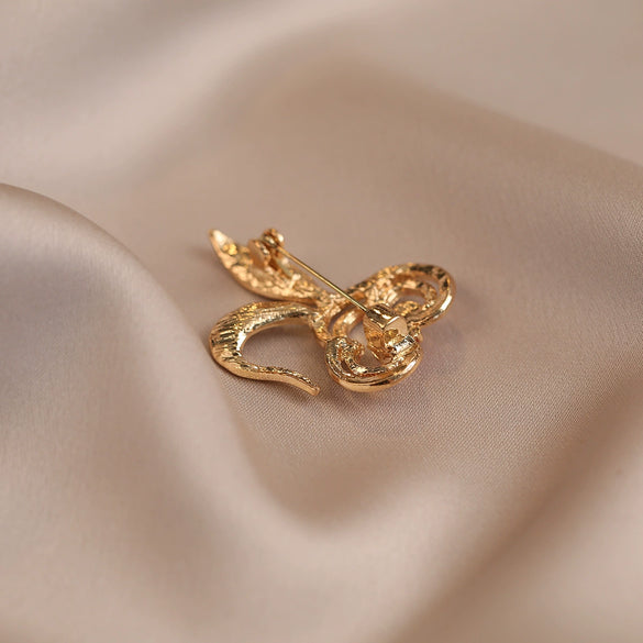 Alloy Rabbit Brooch With Electroplating Minimalist Animal Style