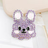 Alloy Rabbit Jewelry And Mobile Phone Accessories With Electroplating