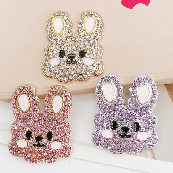 Alloy Rabbit Jewelry And Mobile Phone Accessories With Electroplating