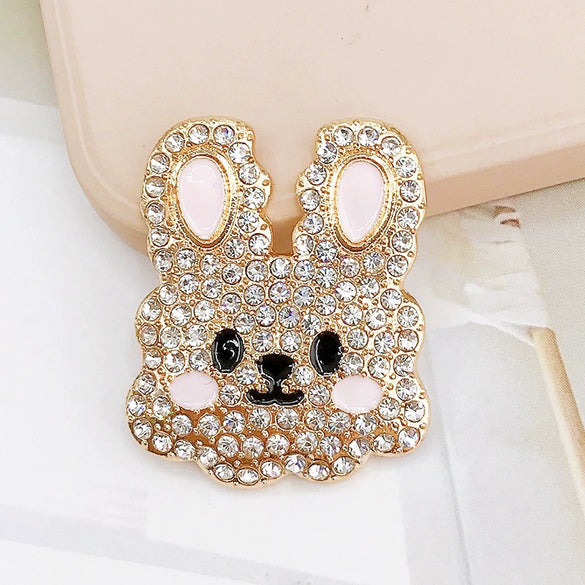 Alloy Rabbit Jewelry And Mobile Phone Accessories With Electroplating