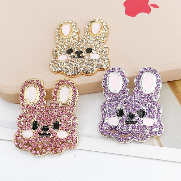 Alloy Rabbit Jewelry And Mobile Phone Accessories With Electroplating