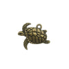 Alloy Retro Animal Style Marine Turtle Shell Jewelry Accessories With Electroplating