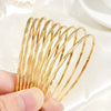 Alloy Retro Bohemian Style Geometric Electroplated Bracelet Set For Women