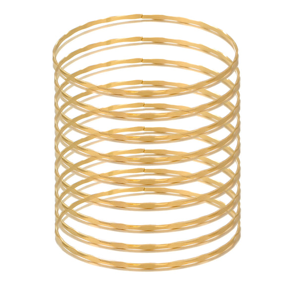 Alloy Retro Bohemian Style Geometric Electroplated Bracelet Set For Women