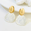 Alloy Retro Cold Style Electroplating Earrings For Women