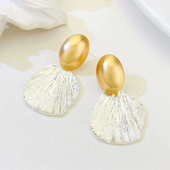 Alloy Retro Cold Style Electroplating Earrings For Women