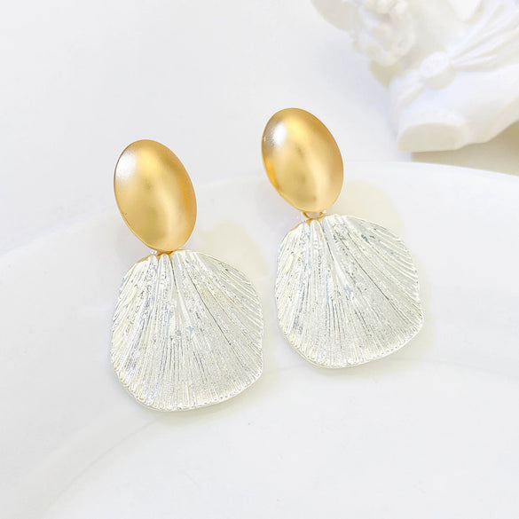 Alloy Retro Cold Style Electroplating Earrings For Women