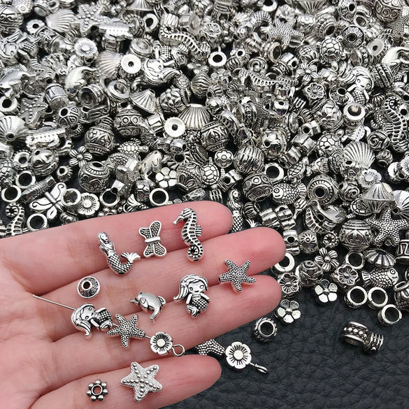 Alloy Retro Diy Bracelet Beaded Jewelry Accessories Electroplated