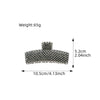Alloy Retro Elegant Handmade Women's Hair Grab Clip Hair Accessories