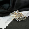 Alloy Retro Flower Brooch Electroplated Antilight Women's Jewelry Accessories