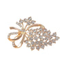 Alloy Retro Flower Brooch Electroplated Antilight Women's Jewelry Accessories