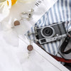 Alloy Retro Flower Style Earrings With Pearl Pendant