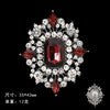 Alloy Retro Geometric Diy Phone Case Jewelry Gem Flower Car Air Outlet And Hair Accessories With Electroplating