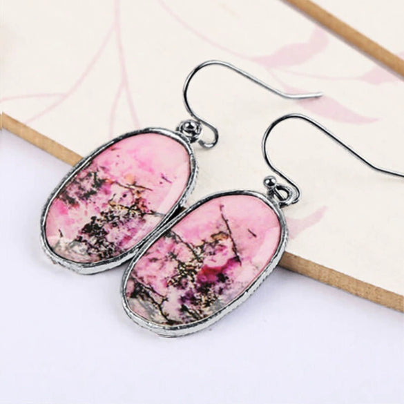 Alloy Retro Geometric Lady Earrings For Women