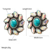Alloy Retro Geometric Microinlay Earrings For Women