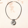 Alloy Retro Geometric Rope Clavicle Chain With Electroplating Treatment