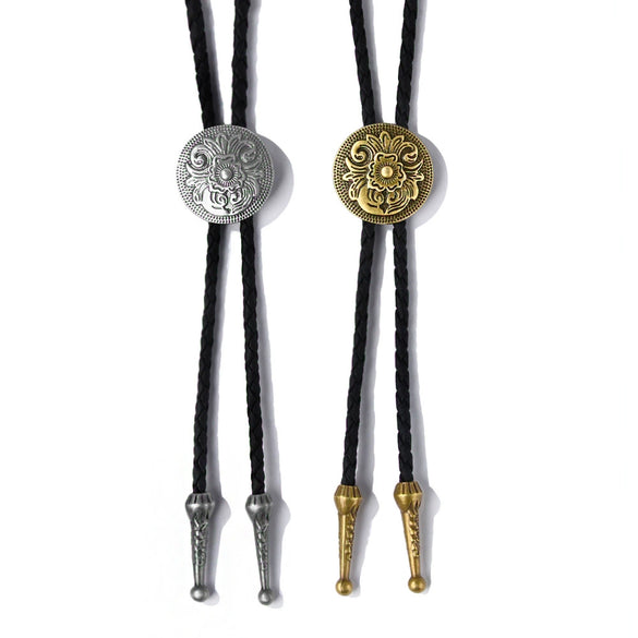 Alloy Retro Hip Hop Geometric Sweater Necklace With Electroplating