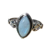 Alloy Retro Jewelry Horse Eye Shape Geometric Style Ring With Electroplating