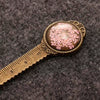 Alloy Retro Pastoral Style Dried Flower Metal Multifunctional Bookmark