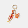 Alloy Retro Simple Chili Shape Bag Accessory With Heart Water Drop Bell Pattern Electroplated