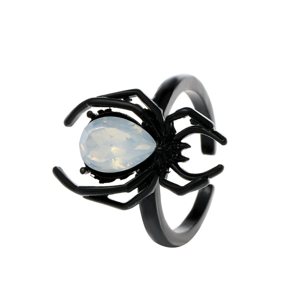 Alloy Retro Spider Women's Ring With Animal Pattern And Electroplating Design