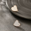 Alloy Retro Style Electroplated Heart Earrings And Pendant Jewelry Set