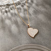 Alloy Retro Style Electroplated Heart Earrings And Pendant Jewelry Set