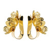 Alloy Retro Threedimensional Flower Electroplated Women's Earrings